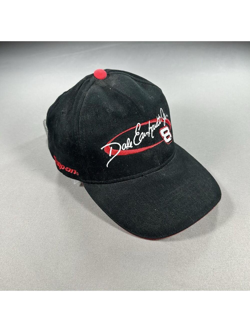 Vintage Dale Earnhardt JR #8 Budweiser Racing Strap Back Black 90s